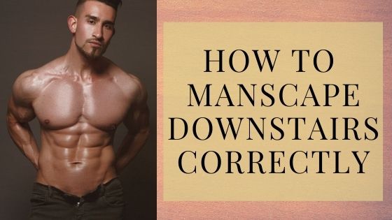 How to manscape downstairs blog title